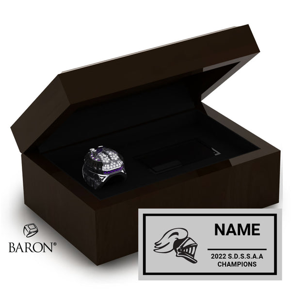 Lo Ellen High School Football 2022 Championship Ring Box