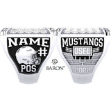 London Jr Mustangs U12 OSFL 2022 Championship Ring - Design 1.1
