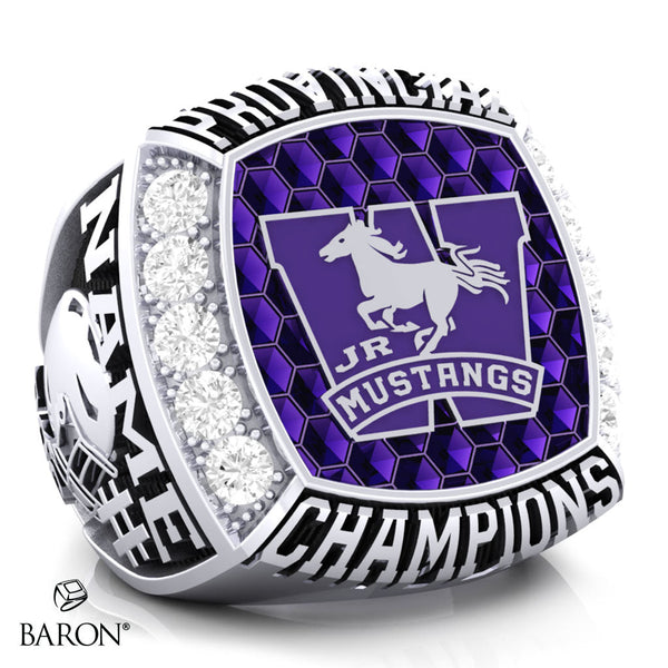 London Jr Mustangs U12 OSFL 2022 Championship Ring - Design 1.1