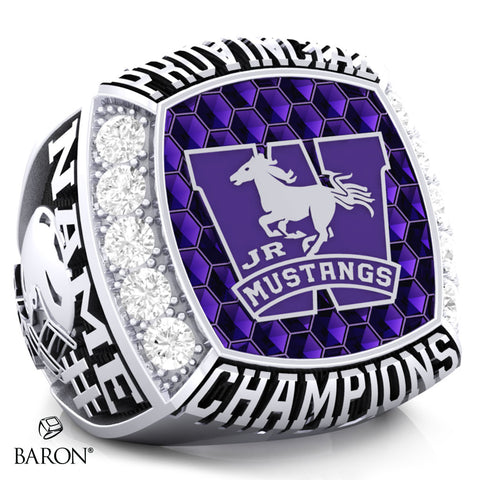 London Jr. Mustangs-U16-2022 Championship Ring - Design 2.2