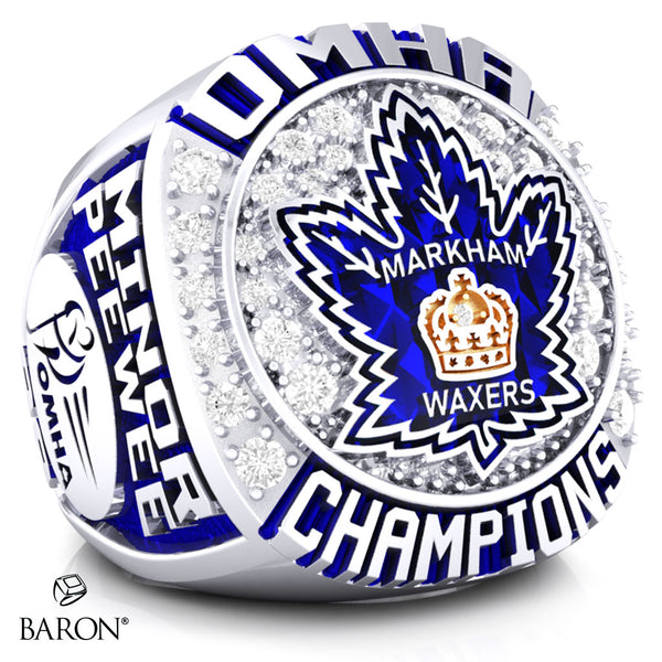 Markham Waxers Minor Peewee AA Championship Ring - Design 1.1