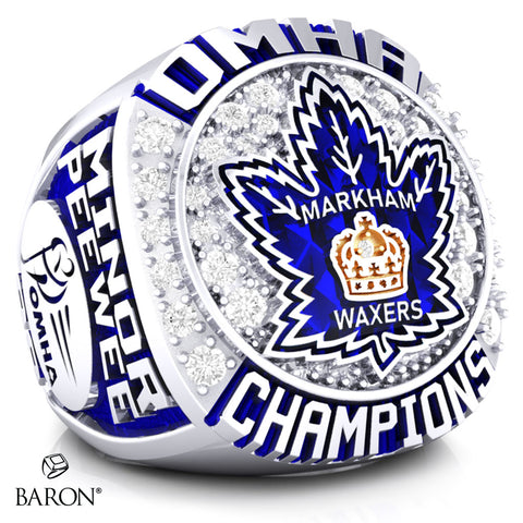 Markham Waxers Minor Peewee AA Championship Ring - Design 1.1
