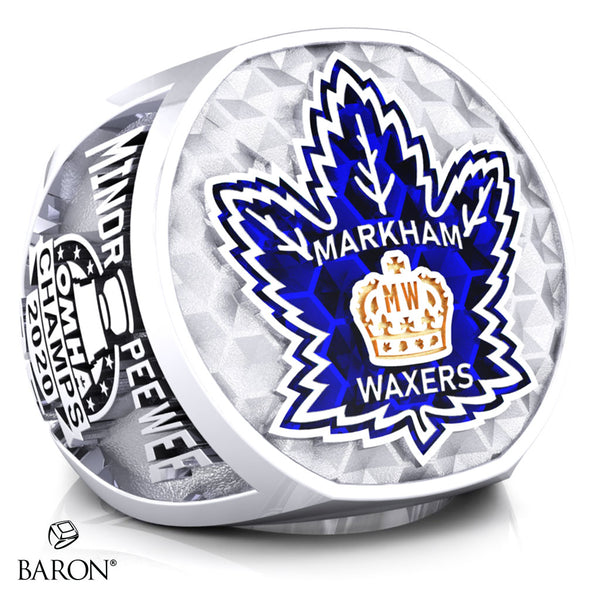 Markham Waxers Minor Peewee AA Championship Ring - Design 2.1