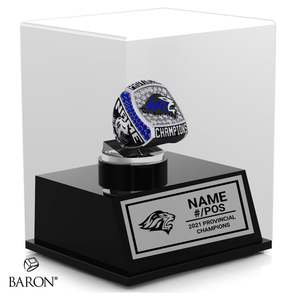 Martensville Royals Football 2021 Championship Display Case