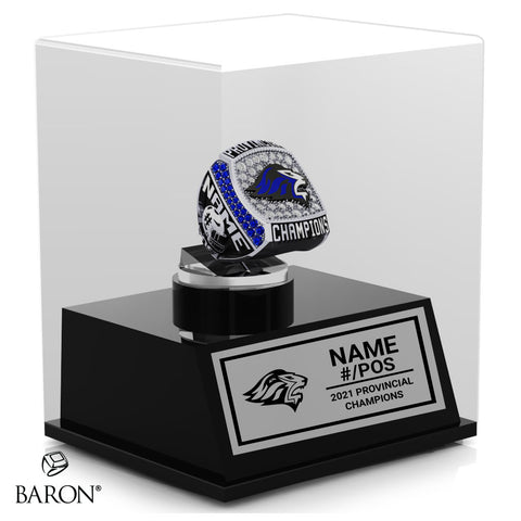 Martensville Royals Football 2021 Championship Display Case