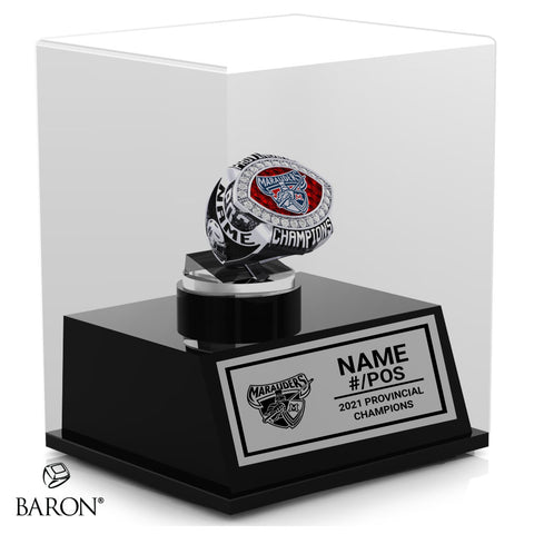 Miller Marauders Football 2021 Championship Display Case