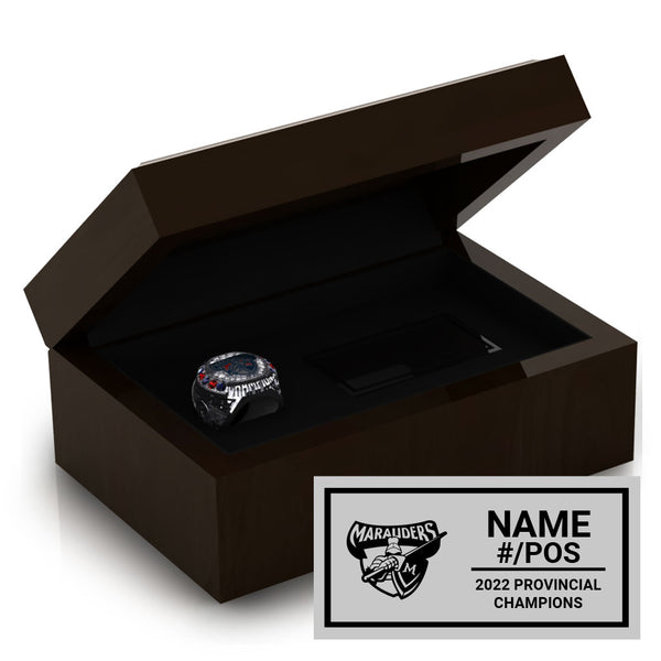 Miller Marauders Football 2022 Championship Ring Box
