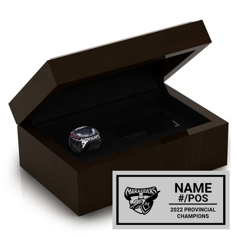 Miller Marauders Football 2022 Championship Ring Box