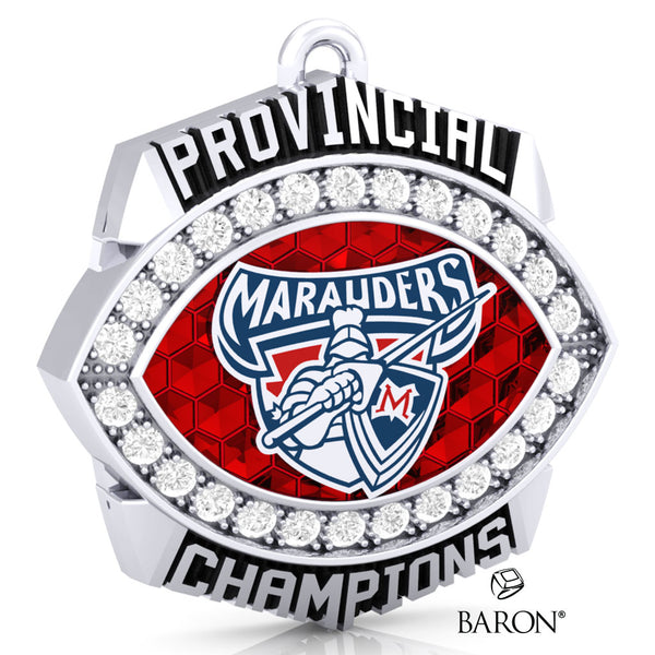 Miller Marauders Football 2021 Championship Ring Top Pendant - Design 1.1