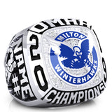 Milton PeeWee AE White Winterhawks - OMHA Ring - Design 1.1