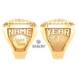 Milton Sports Hall of Fame Ring - Design 2.12