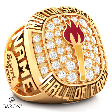 Milton Sports Hall of Fame Ring - Design 2.12