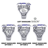 Milton Winterhawks Atom AE Championship Ring - Design 1.2