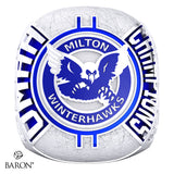Milton Winterhawks Minor Atom AE Championship Ring - Design 1.2