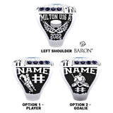 Milton Winterhawks U16 A Hockey 2022 Championship Ring - Design 1.2