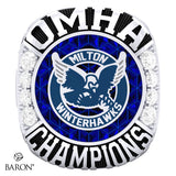 Milton Winterhawks U18 AA Hockey 2022 Championship Ring - Design 2.5