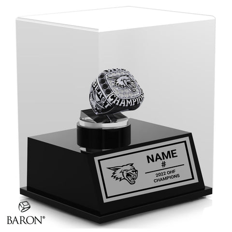 Mississauga Beast OHF 2022 Championship Display Case