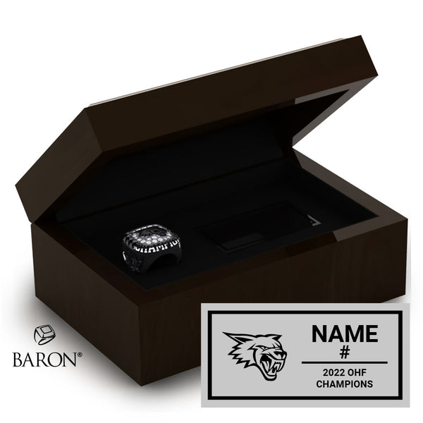 Mississauga Beast OHF 2022 Championship Ring Box