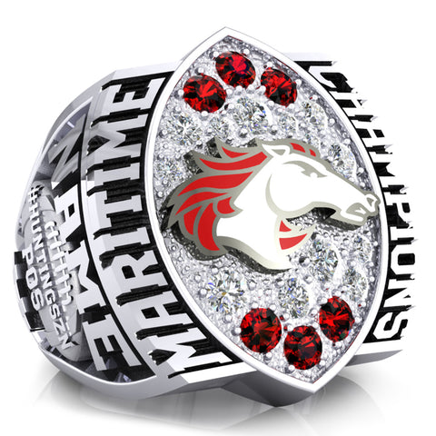 Moncton Mustangs Ring - Design 1.9