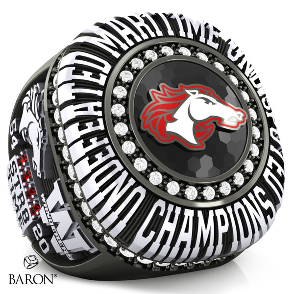 Moncton Mustangs 2022 Championship Ring - Design 1.4