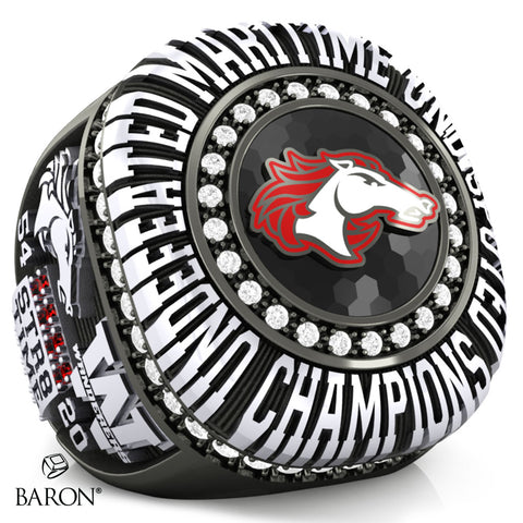 Moncton Mustangs 2022 Championship Ring - Design 1.4