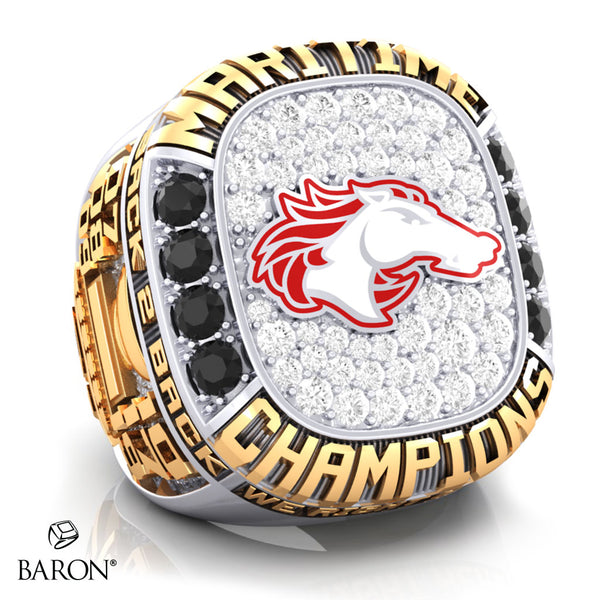 Moncton Mustangs 2021 Championship Ring - Design 2.3
