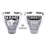 Moncton Stingrays Football 2022 Championship Ring - Design 1.1