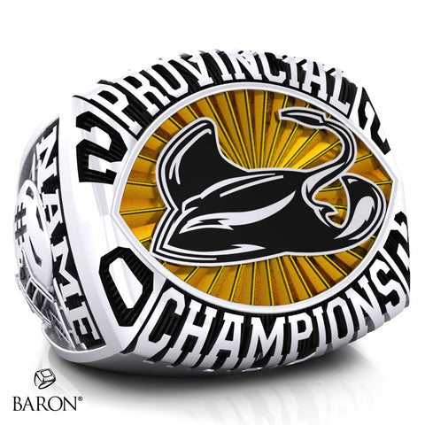Moncton Stingrays Football 2022 Championship Ring - Design 1.1
