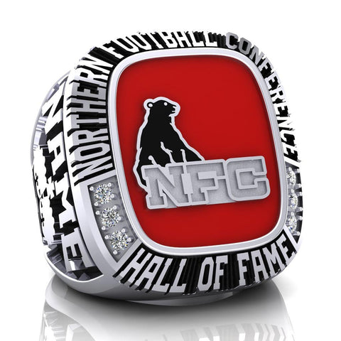 NFC Hall of Fame Sarnia Imperials Ring (Red Enamel)