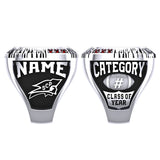 NFC Hall of Fame Steel City Patriots Ring (White Enamel)