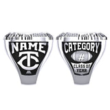 NFC Hall of Fame Tri-City Outlaws Ring (Enamel)