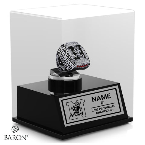 Nanaimo Timbermen Lacrosse 2022 Championship Display Case