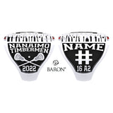Nanaimo Timbermen Lacrosse 2022 Championship Ring - Design 1.1