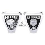 New Brunswick  U18 Football 2021 Championship Ring - Design 1.2