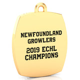 Newfoundland Growlers - Premium Championship Fan Pendant (with Custom Stone)