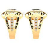 Newfoundland Growlers - Premium Championship Fan Renown Ring (with Custom Stone) - Design 1.2