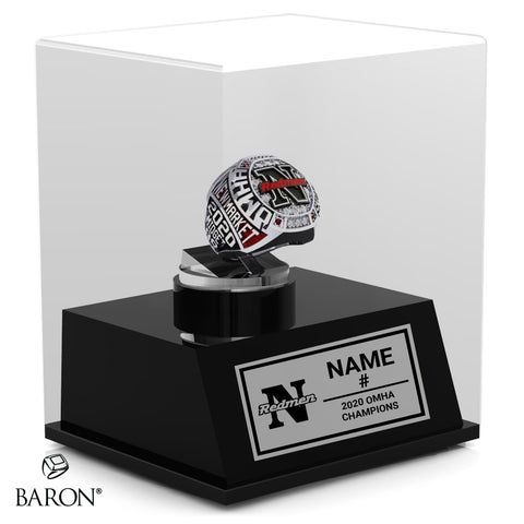 Newmarket Redmen Championship Display Case