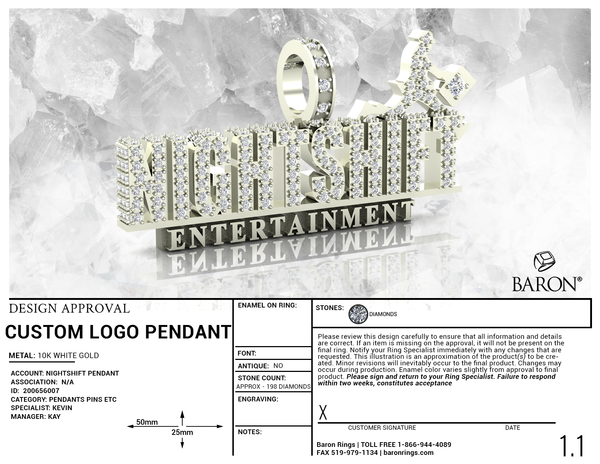Nightshift Pendant - Payment