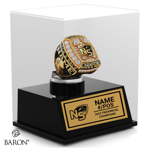 North Surrey Bears Football 2022 Championship Display Case