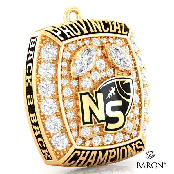 North Surrey Bears Football 2022 Championship Ring Top Pendant - Design 3.4