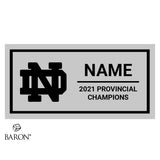Notre Dame Jugglers Volleyball 2021 Championship Display Case