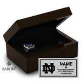 Notre Dame Jugglers Boys AA Soccer 2022 Championship Ring Box