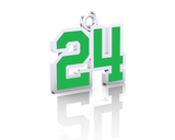 OMHA Number Charm (8mm x 10mm (per character))