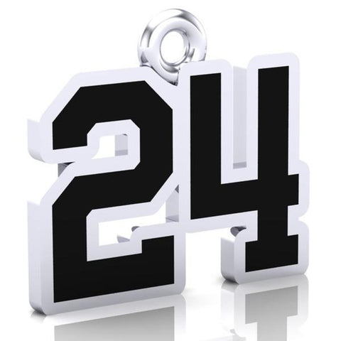 Shelburne Wolves Peewee AE Number Charm (8mm x 10mm (per character))