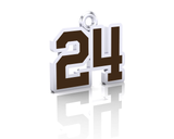 OMHA Number Charm (8mm x 10mm (per character))