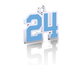 OMHA Number Charm (8mm x 10mm (per character))