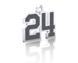 OMHA Number Pendant (12mm x 17mm (per character))