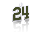 OMHA Number Charm (8mm x 10mm (per character))