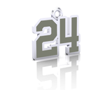 OMHA Number Charm (8mm x 10mm (per character))