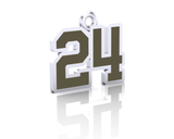 OMHA Number Pendant (12mm x 17mm (per character))